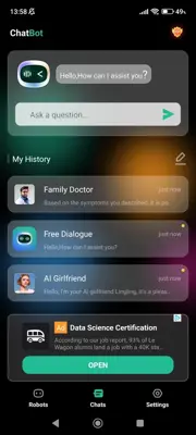 ChatBot android App screenshot 0